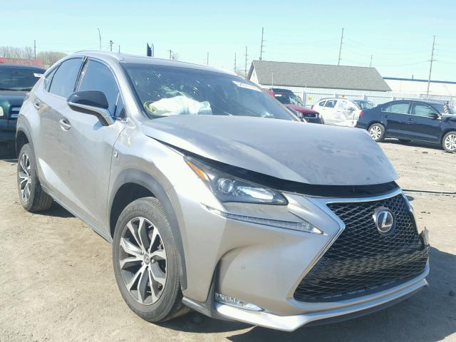 JTJBARBZ7F2008192 - 2015 LEXUS NX 200T SILVER photo 1