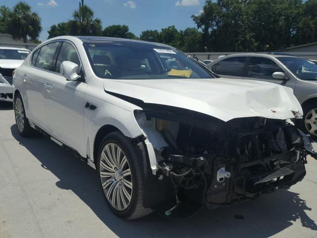 KNALU4D41F6027586 - 2015 KIA K900 WHITE photo 1