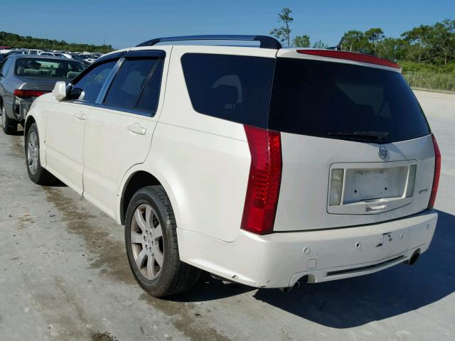 1GYEE637080109244 - 2008 CADILLAC SRX WHITE photo 3