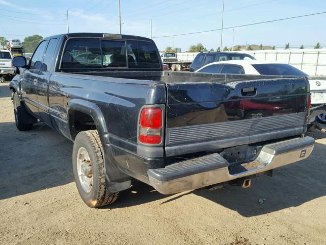 1B7KC23W0YJ162471 - 2000 DODGE RAM 2500 BLACK photo 3