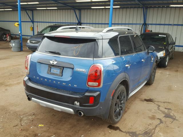 WMZYT3C38H3D98010 - 2017 MINI COOPER S C BLUE photo 4