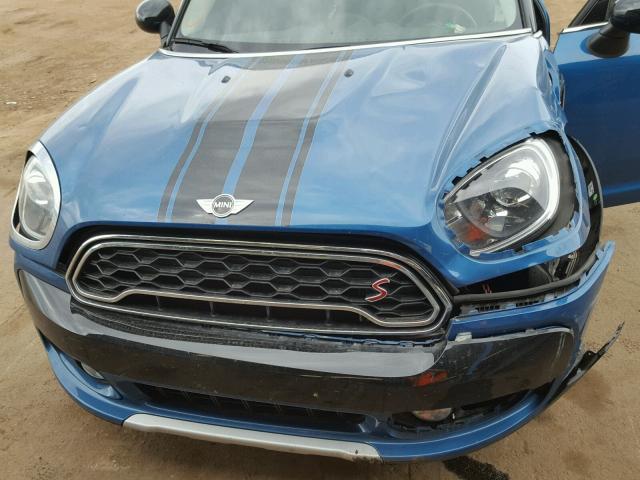 WMZYT3C38H3D98010 - 2017 MINI COOPER S C BLUE photo 7