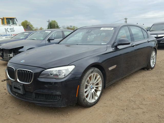 WBAYF8C55DD141312 - 2013 BMW 750LI XDRI BLACK photo 2