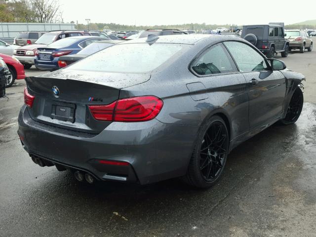 WBS4Y9C55JAA85754 - 2018 BMW M4 GRAY photo 4