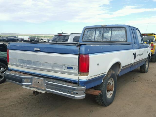 1FTHX25G5LKA45556 - 1990 FORD F250 TWO TONE photo 4