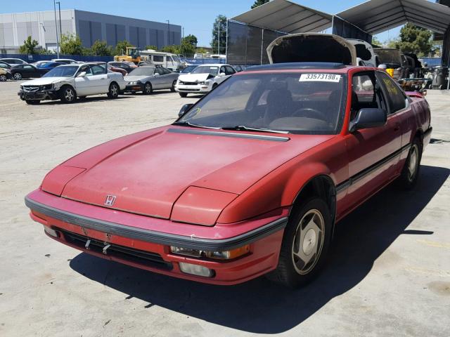 JHMBA4246KC024333 - 1989 HONDA PRELUDE SI RED photo 2