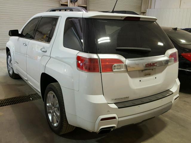 2GKALYEK9D6212546 - 2013 GMC TERRAIN DE WHITE photo 3