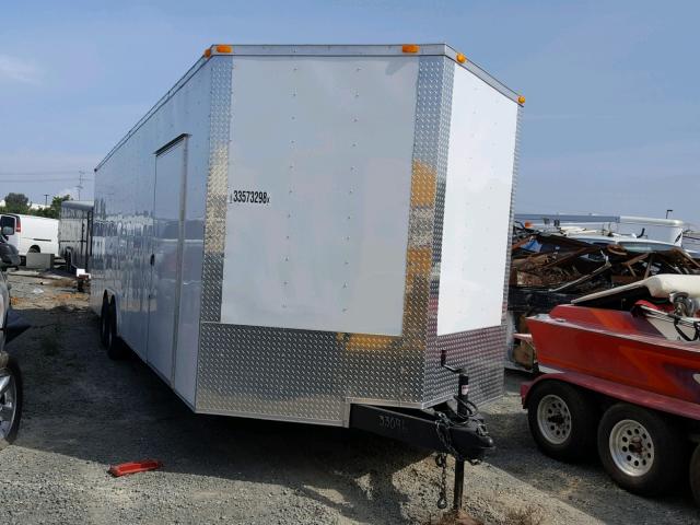 54GVC28T6J7033096 - 2018 ARNES TRAILER WHITE photo 1