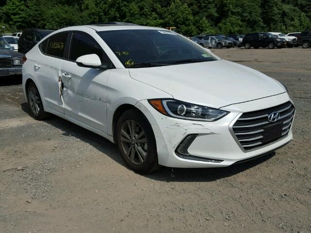 5NPD84LF2HH170697 - 2017 HYUNDAI ELANTRA SE WHITE photo 1