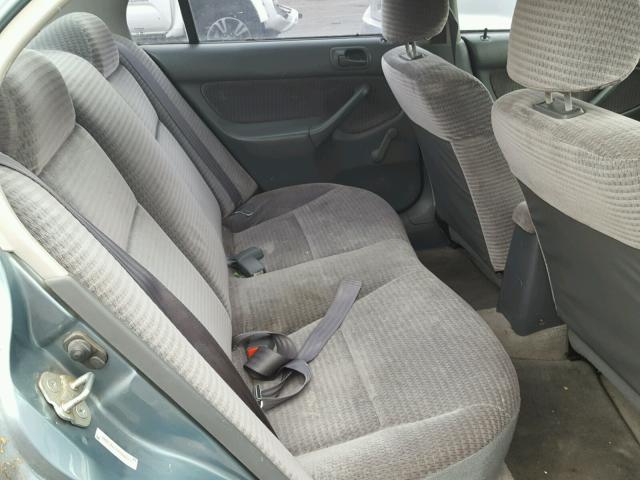 2HGEJ6619YH584025 - 2000 HONDA CIVIC BASE BLUE photo 6