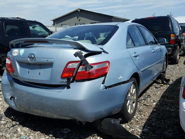 4T1BE46KX9U918902 - 2009 TOYOTA CAMRY BASE BLUE photo 4