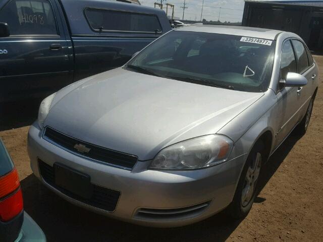 2G1WT58K589249473 - 2008 CHEVROLET IMPALA LT GRAY photo 2