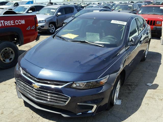 1G1ZB5ST3JF108478 - 2018 CHEVROLET MALIBU LS BLUE photo 2