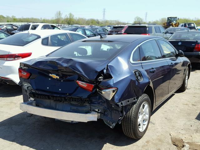 1G1ZB5ST3JF108478 - 2018 CHEVROLET MALIBU LS BLUE photo 4