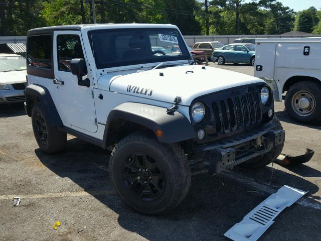 1C4AJWAG6FL752275 - 2015 JEEP WRANGLER S WHITE photo 1