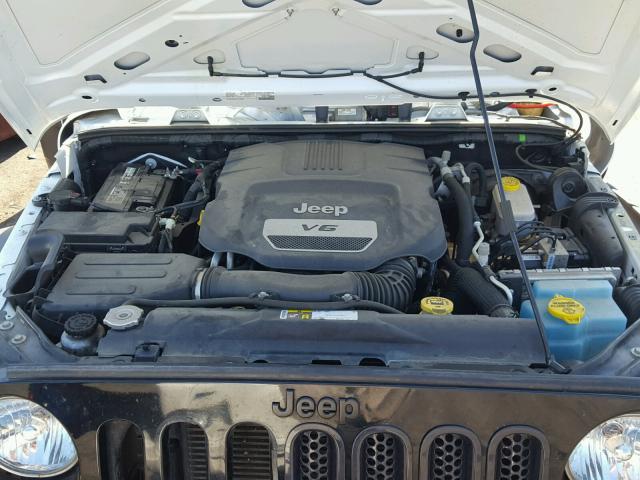 1C4AJWAG6FL752275 - 2015 JEEP WRANGLER S WHITE photo 7