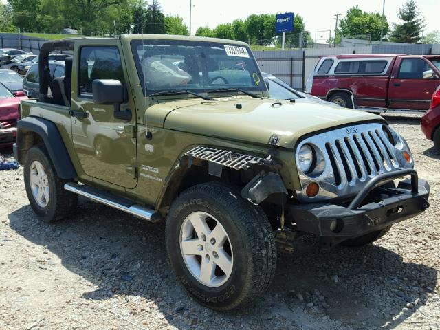 1C4AJWAG6DL557600 - 2013 JEEP WRANGLER S GREEN photo 1