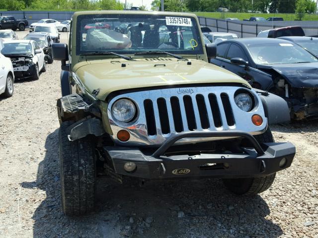 1C4AJWAG6DL557600 - 2013 JEEP WRANGLER S GREEN photo 9