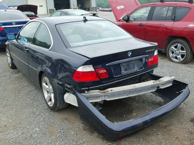 WBABV13496JT24496 - 2006 BMW 325 CI SUL BLUE photo 3