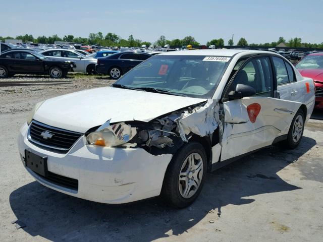 1G1ZS58F37F284781 - 2007 CHEVROLET MALIBU LS 白色 照片 2