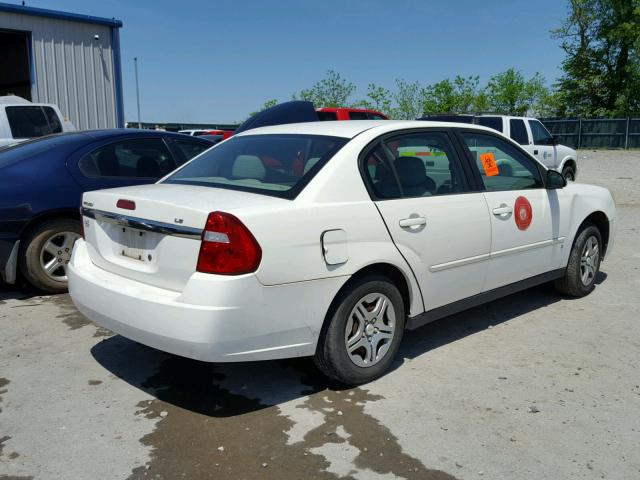 1G1ZS58F37F284781 - 2007 CHEVROLET MALIBU LS 白色 照片 4