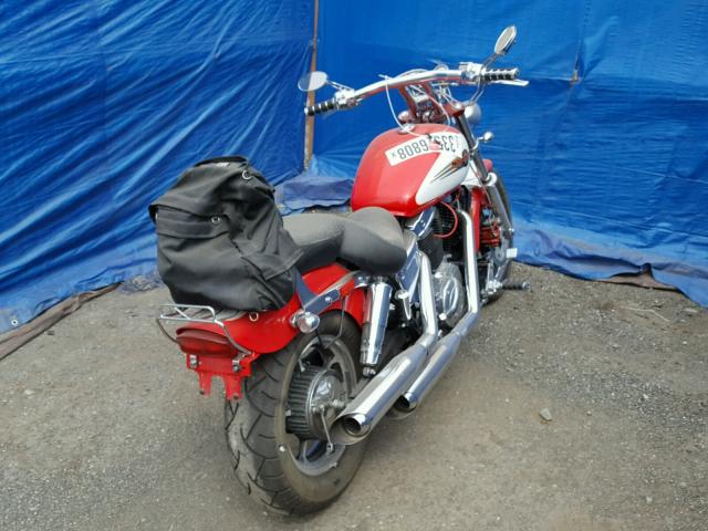 1HFSC1811VA100327 - 1997 HONDA VT1100 C1A RED photo 4