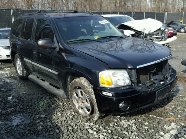 1GKDT13S142121002 - 2004 GMC ENVOY BLACK photo 1