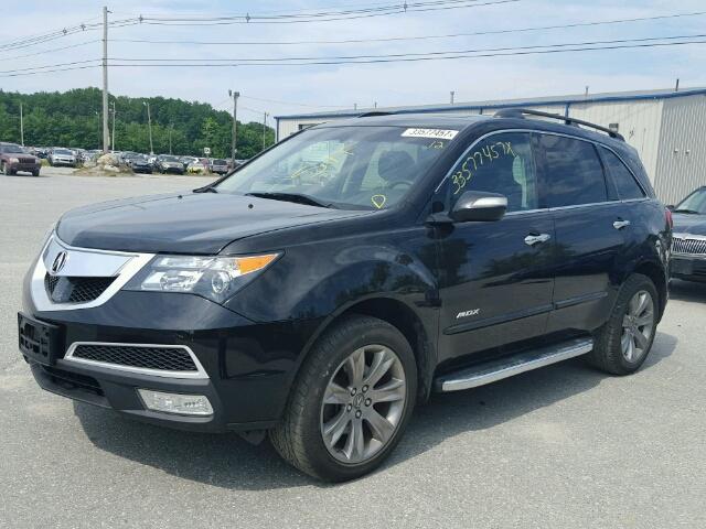 2HNYD2H69CH520820 - 2012 ACURA MDX ADVANC BLACK photo 2