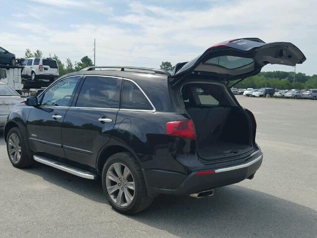 2HNYD2H69CH520820 - 2012 ACURA MDX ADVANC BLACK photo 3