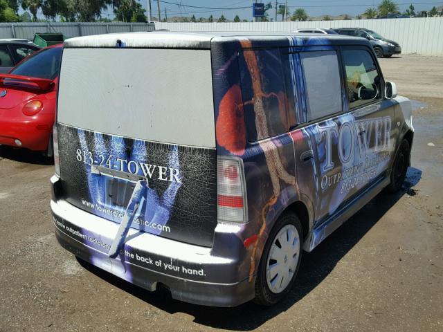 JTLKT324364104845 - 2006 TOYOTA SCION XB WHITE photo 4