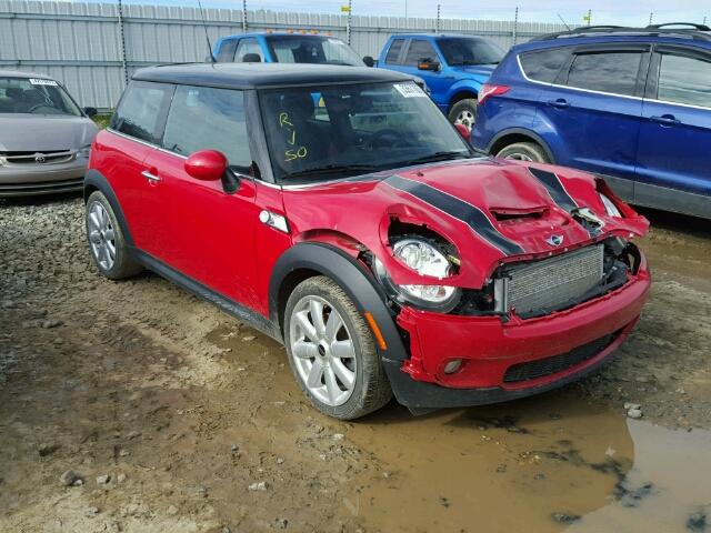 WMWMF73528TT90168 - 2008 MINI COOPER S RED photo 1