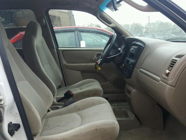 4F2YU07191KM40424 - 2001 MAZDA TRIBUTE DX 白色 照片 5