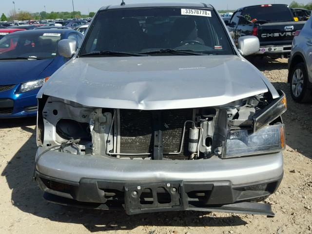 1GCHTCFE4C8139701 - 2012 CHEVROLET COLORADO L SILVER photo 9