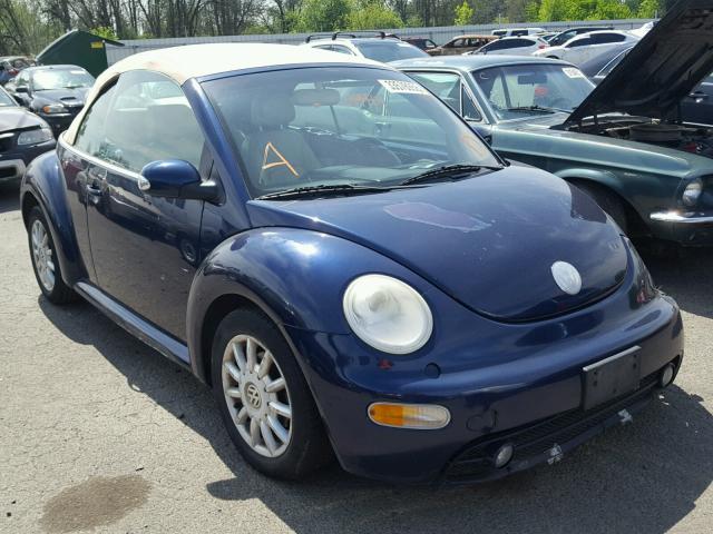 3VWCM31Y64M337795 - 2004 VOLKSWAGEN NEW BEETLE 蓝色 照片 1