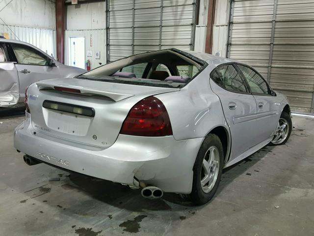 2G2WP522841339881 - 2004 PONTIAC GRAND PRIX SILVER photo 4