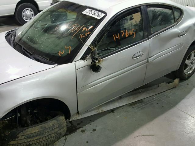 2G2WP522841339881 - 2004 PONTIAC GRAND PRIX SILVER photo 9