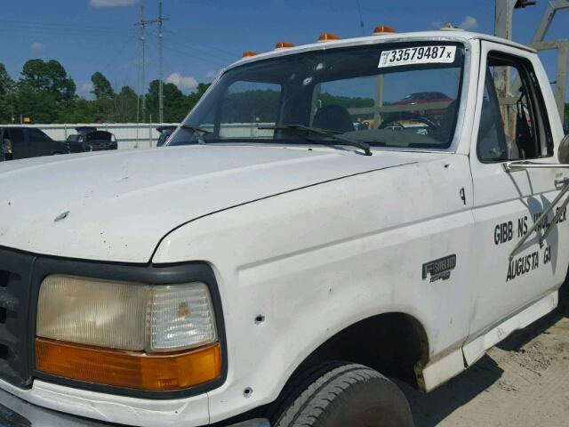 3FELF47F9VMA57564 - 1997 FORD F WHITE photo 9