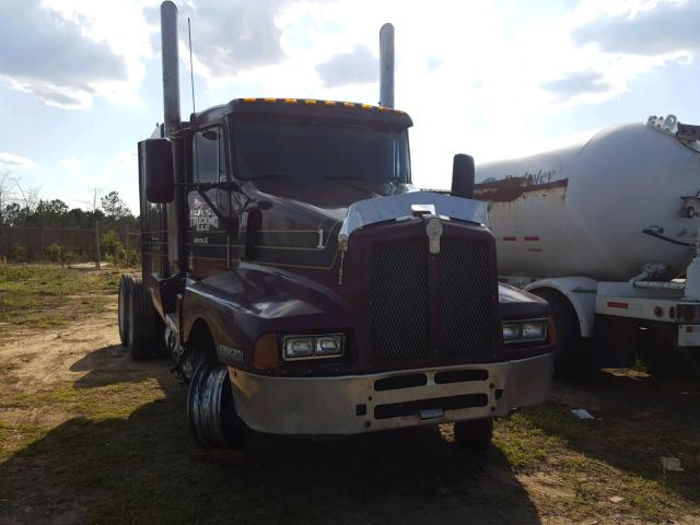 1XKAD69X8RJ624734 - 1994 KENWORTH CONSTRUCTI BURGUNDY photo 1