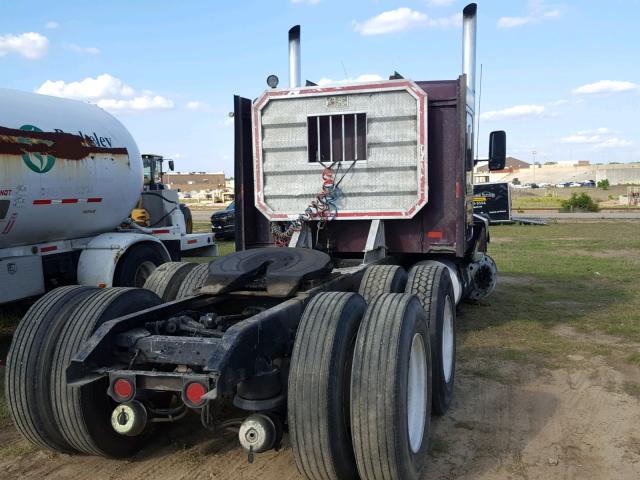 1XKAD69X8RJ624734 - 1994 KENWORTH CONSTRUCTI BURGUNDY photo 4