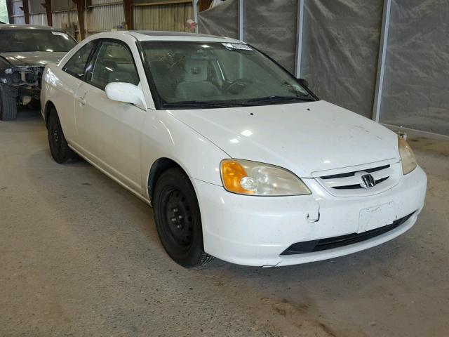 1HGEM22982L104062 - 2002 HONDA CIVIC EX WHITE photo 1