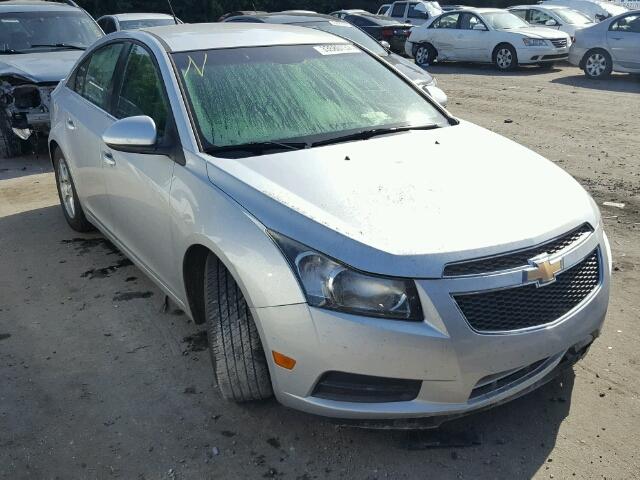 1G1PF5SC6C7223763 - 2012 CHEVROLET CRUZE LT SILVER photo 1