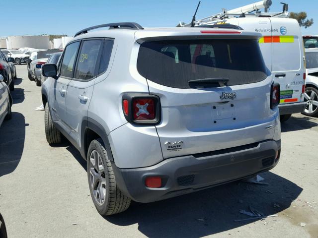 ZACCJBBT9FPB32447 - 2015 JEEP RENEGADE L SILVER photo 3