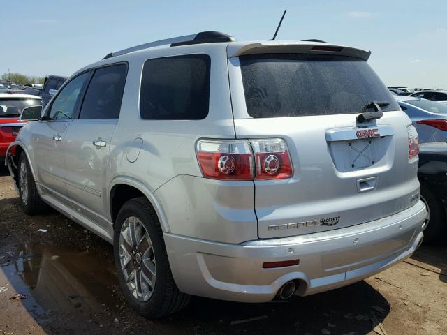 1GKKVTED1CJ128581 - 2012 GMC ACADIA DEN SILVER photo 3