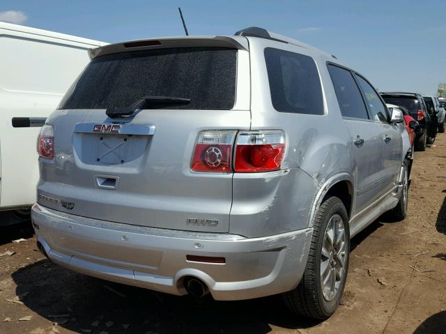 1GKKVTED1CJ128581 - 2012 GMC ACADIA DEN SILVER photo 4