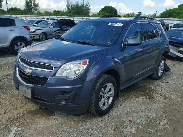 2GNALDEK7D6237408 - 2013 CHEVROLET EQUINOX LT BLUE photo 2