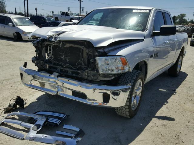 1C6RR6GT8FS638730 - 2015 RAM 1500 SLT SILVER photo 2