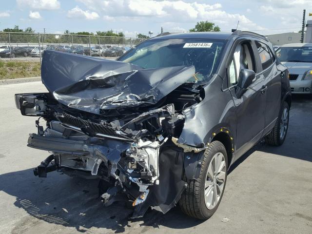 KL4CJASB5JB540703 - 2018 BUICK ENCORE PRE GRAY photo 2