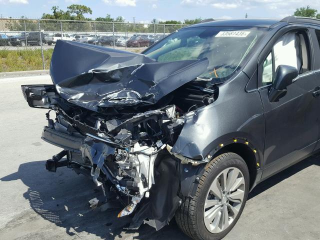 KL4CJASB5JB540703 - 2018 BUICK ENCORE PRE GRAY photo 9