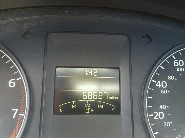 3VW2K7AJ9EM252365 - 2014 VOLKSWAGEN JETTA BASE GRAY photo 8