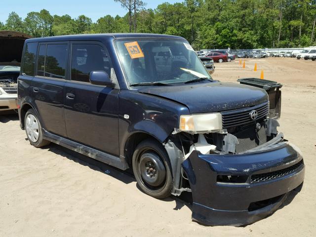 JTLKT324664115127 - 2006 TOYOTA SCION XB BLUE photo 1